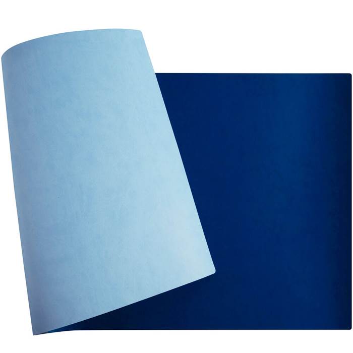 Underlägg 40x80 light blue/nav