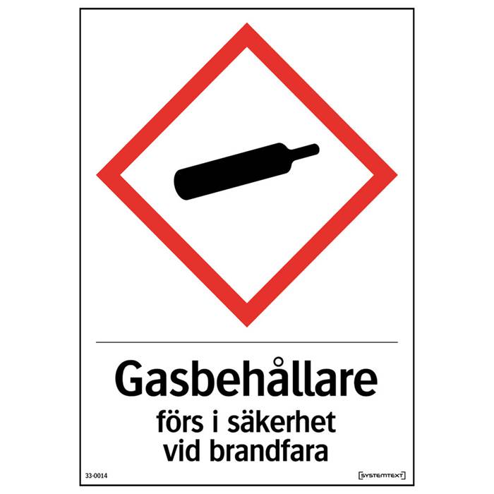 Dekal Gasbehållare A5