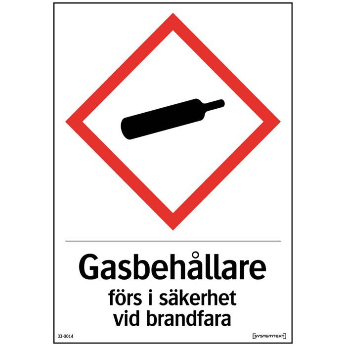 Dekal Gasbehållare A6