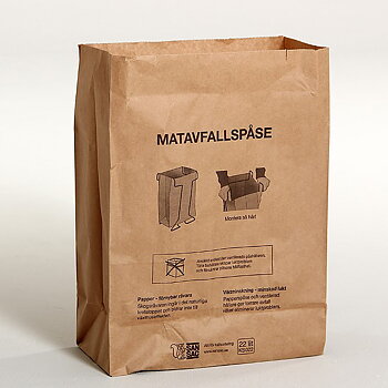 Matavfallspåse 22L 100/fp
