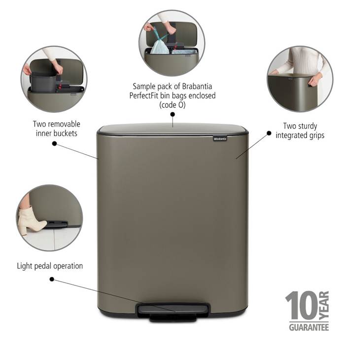 Pedalhink Bo 2x30L platinum - 4