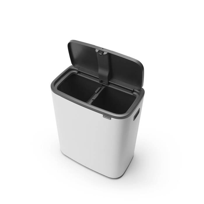 Touch Bin Bo 2x30L vit - 2