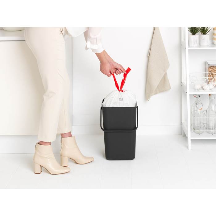 Avfallshink Sort&Go 25L Grå - 5