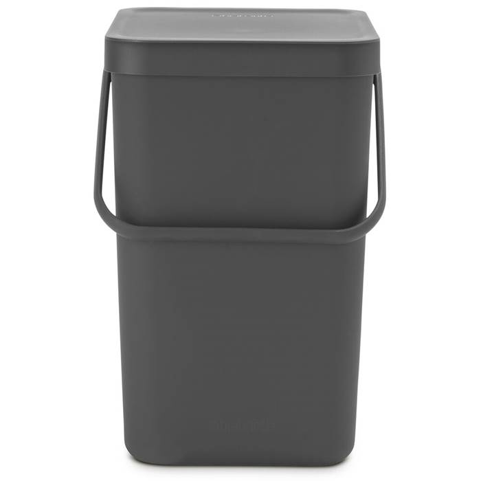 Avfallshink Sort&Go 25L Grå