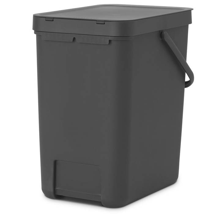 Avfallshink Sort&Go 25L Grå - 3