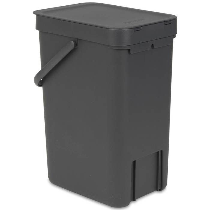 Avfallshink Sort&Go 12L Grå - 3