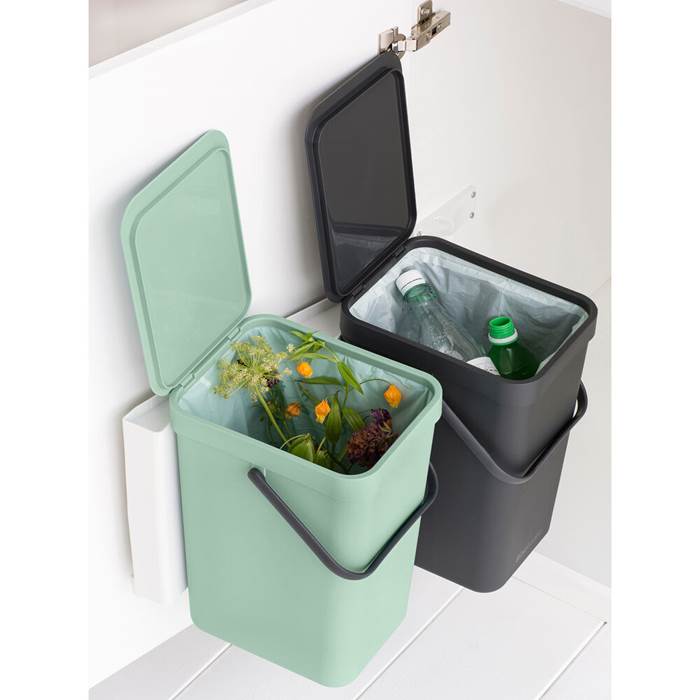 Sort&Go Väggmonteringsbar2x16L - 2