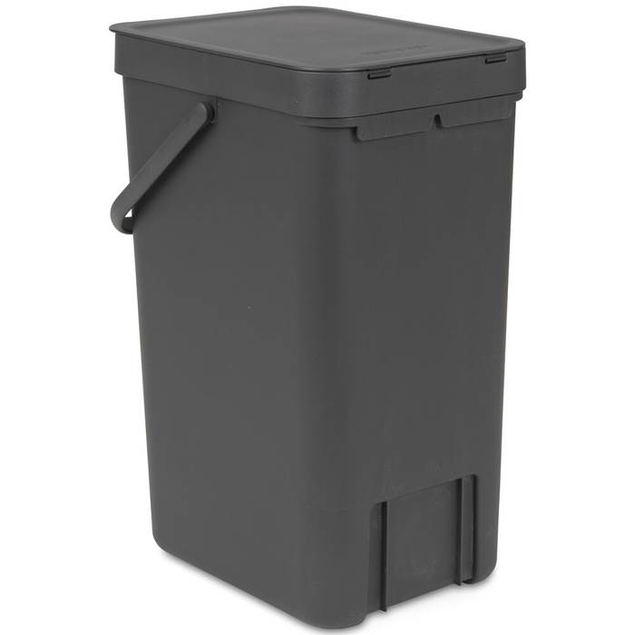 Avfallshink Sort&Go 16L Grå - 3