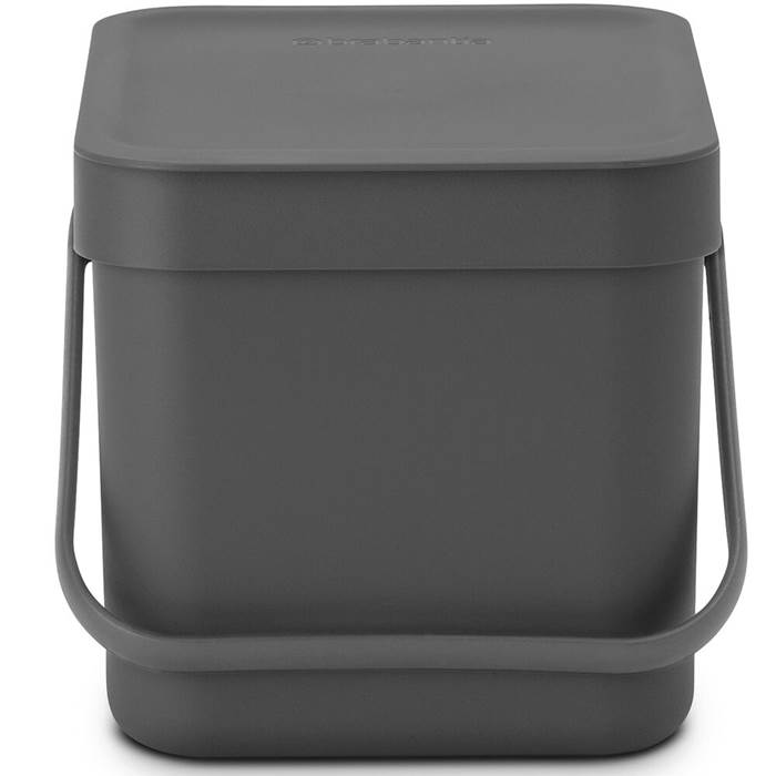 Avfallshink Sort&Go 6L Grå