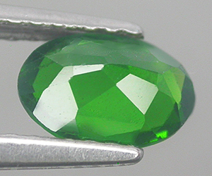 0,78 ct de cromodiópsido natural, tamaño calibrado ovalado de 7 x 5 mm - 2