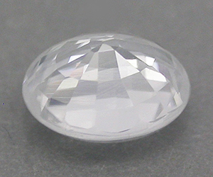 Impresionante piedra preciosa suelta de circón blanco natural de 0,81 ct - 2