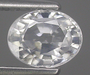 Impresionante piedra preciosa suelta de circón blanco natural de 0,81 ct