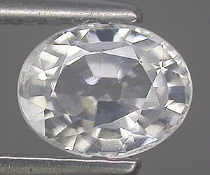 Impresionante piedra preciosa suelta de circón blanco natural de 0,81 ct