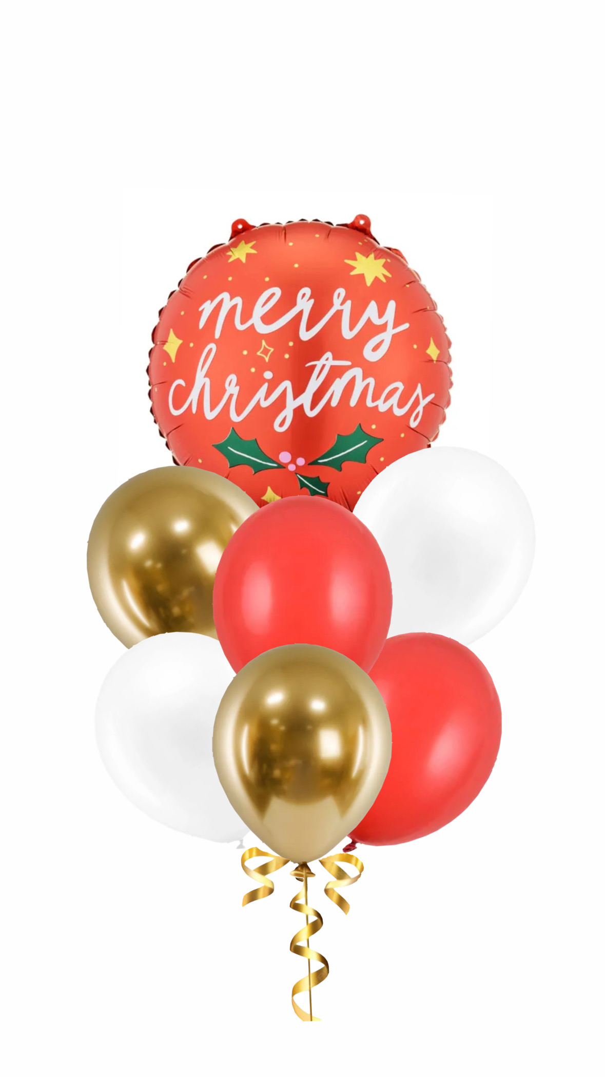 Ballongbukett - "Merry Christmas" -1