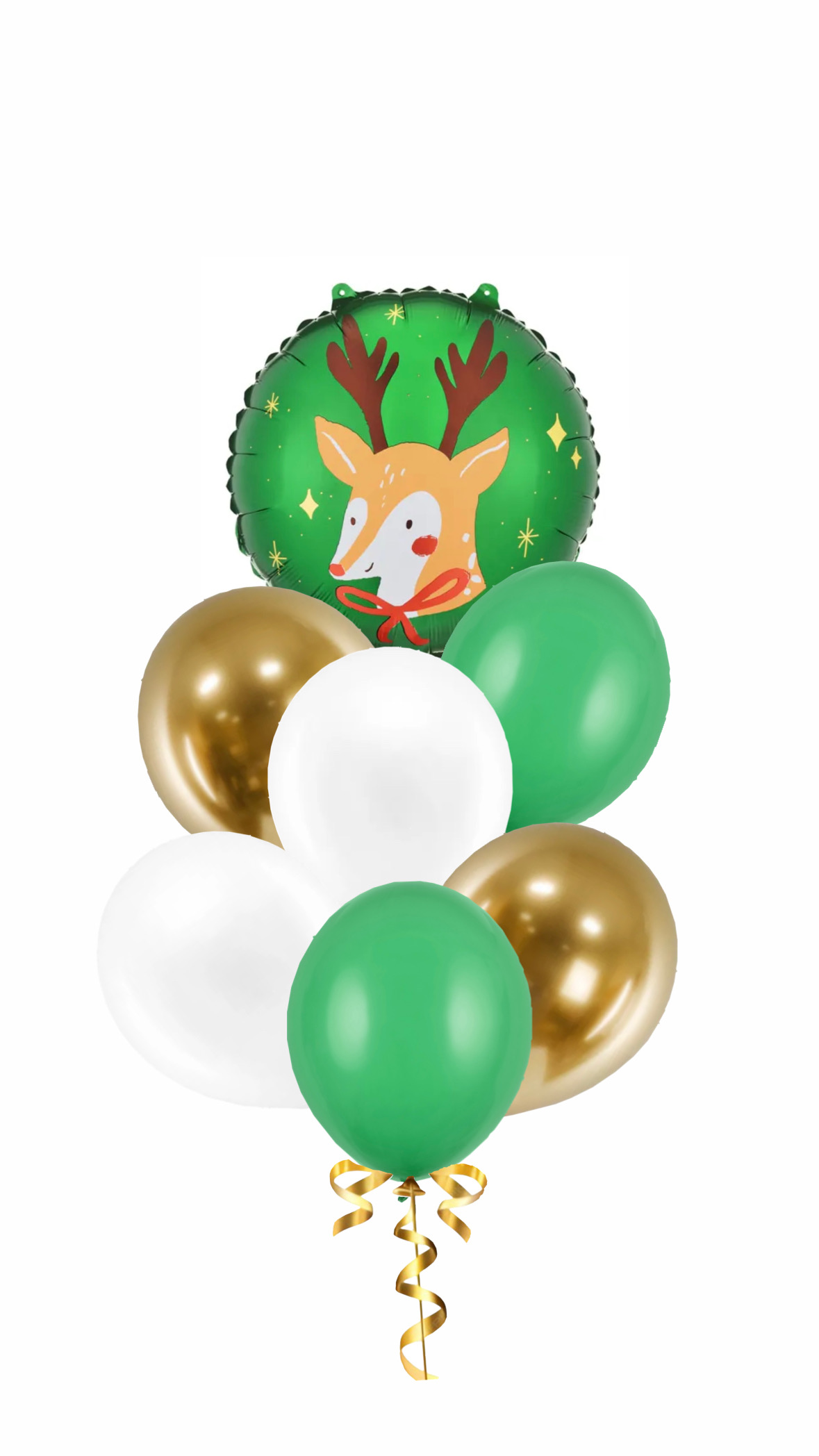 Ballongbukett - Tomten ren -1