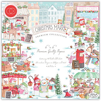 Craft Consortium-Christmas Market 6x6 Inch Paper Pad