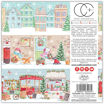 Craft Consortium-Christmas Market 6x6 Inch Paper Pad