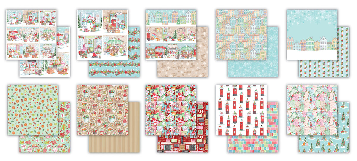 Craft Consortium-Christmas Market 6x6 Inch Paper Pad - 3