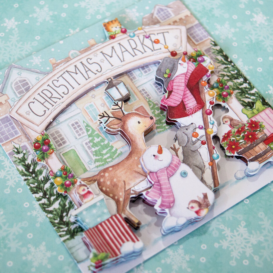 Craft Consortium-Christmas Market 3D Decoupage  - 6