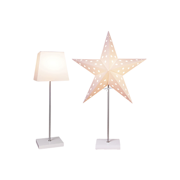 Adventstjärna & Skärm på fot, Kombi
