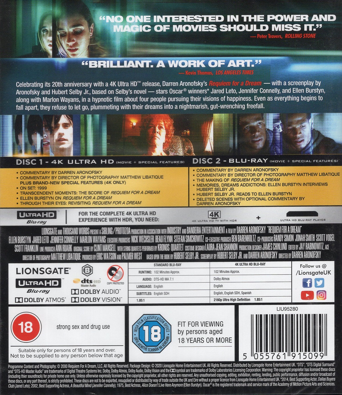 Requiem For A Dream (ej svensk text) (4K Ultra HD + Blu-ray) - 2