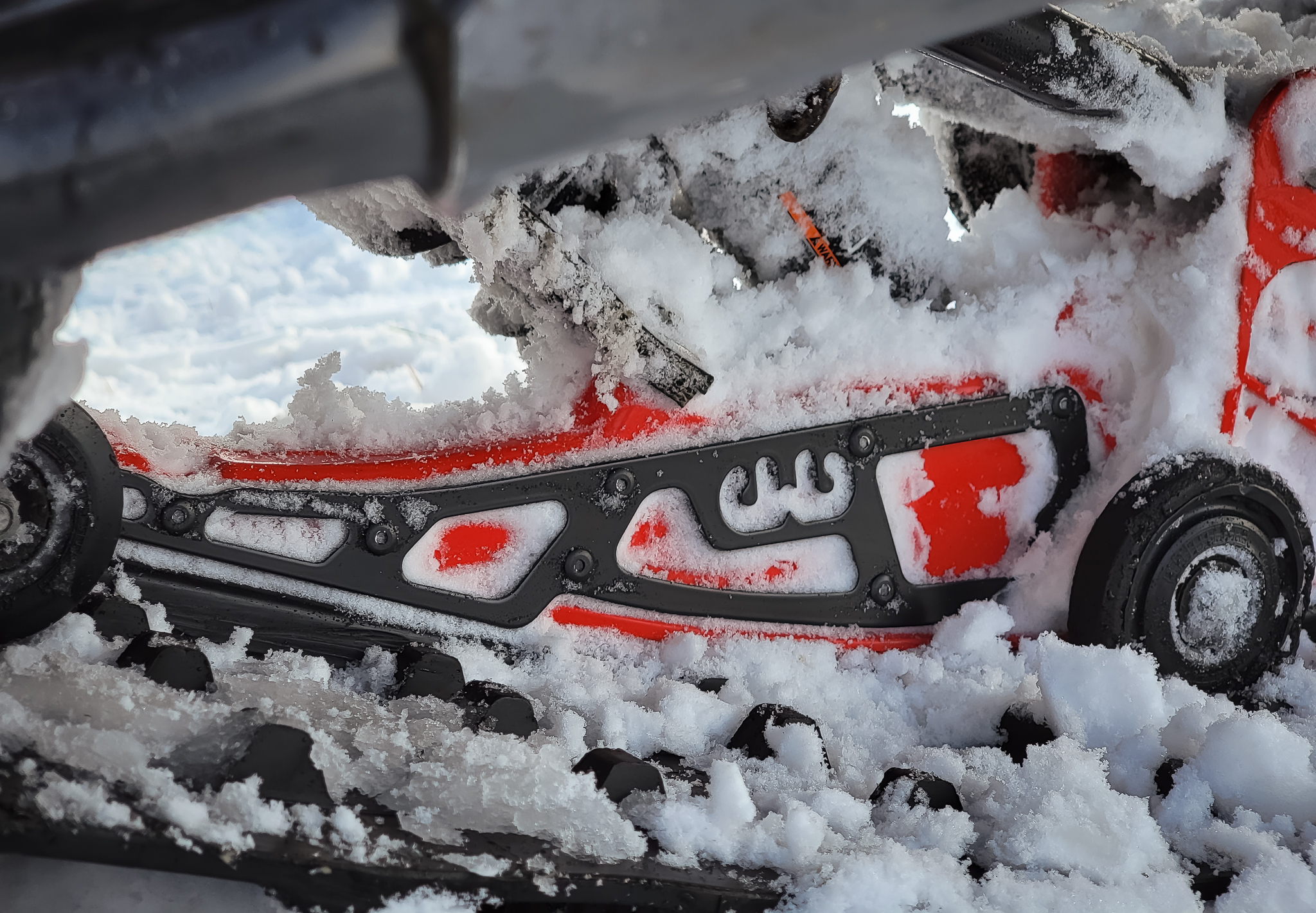 Backwoods BMP Arctic Cat Alpha Främre Boggieskensförstärkning - Yamaha Blå
