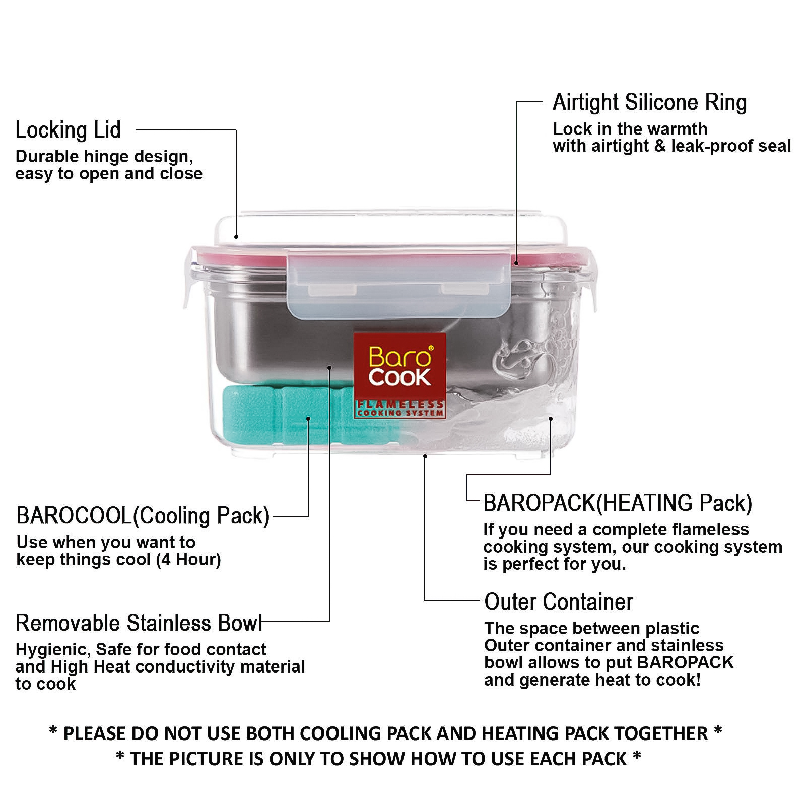 Barocook Matlåda 850ml - 3