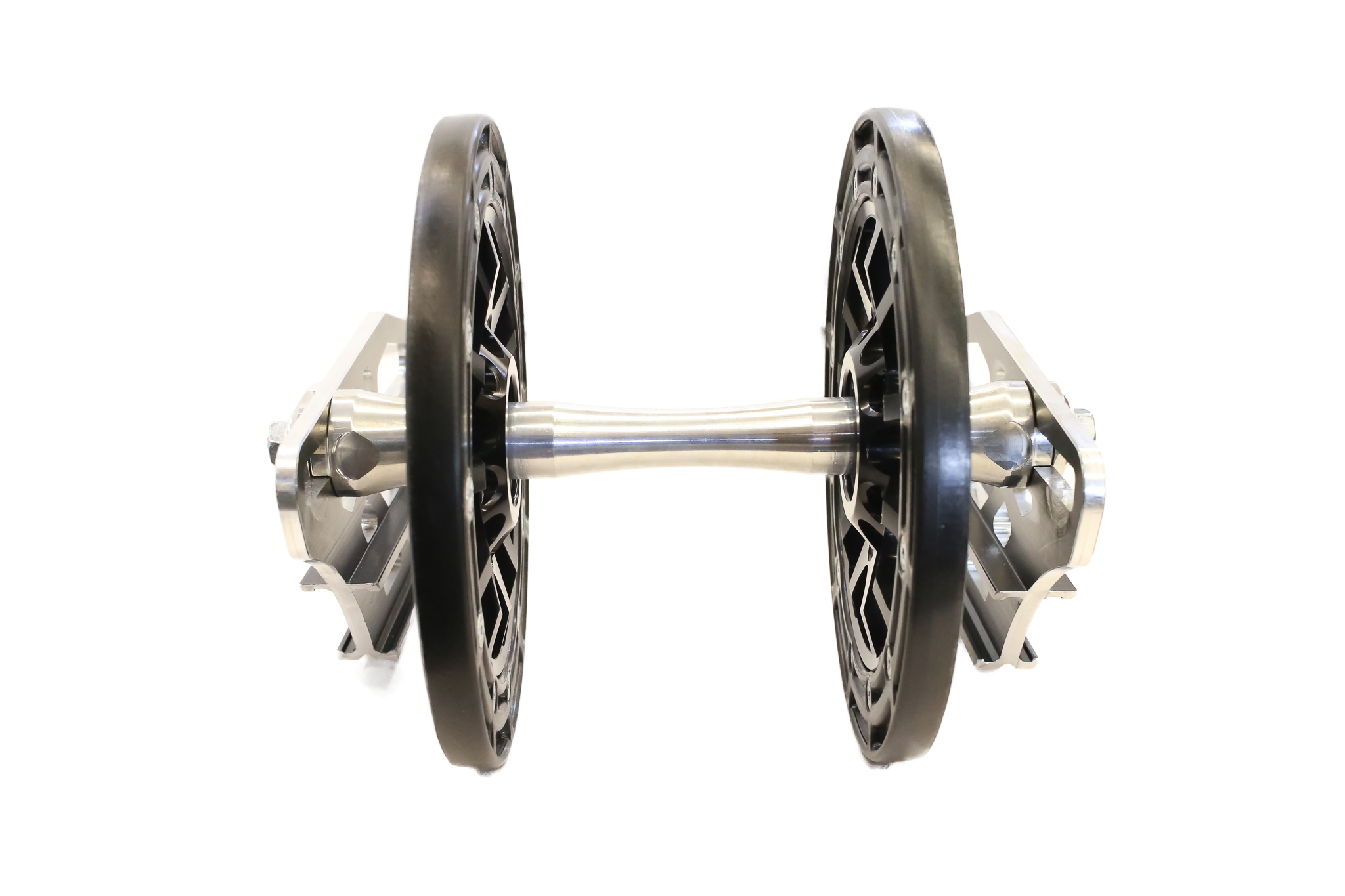 IceAge 2-Wheel Axle Kit 1/2" Slot - Raw/Silver