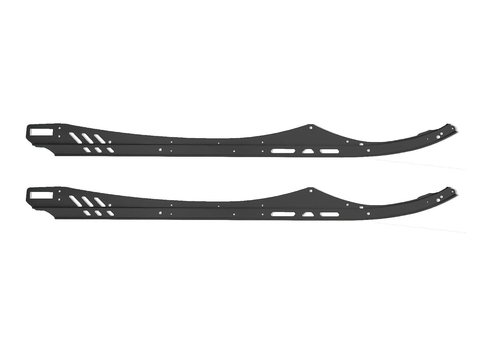 IceAge Bomber Boggieskenor 146" Polaris Axys Pro RMK/SKS med fabriksmonterad 155" - Svart