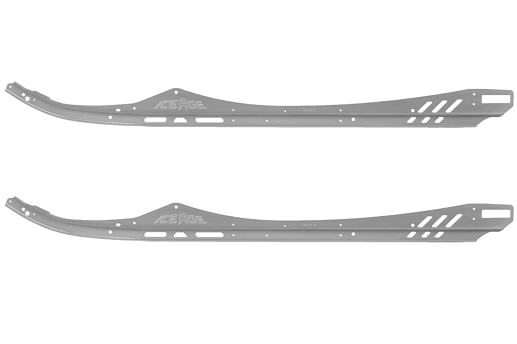 IceAge Bomber Boggieskenor 155" Polaris Axys Khaos - Raw