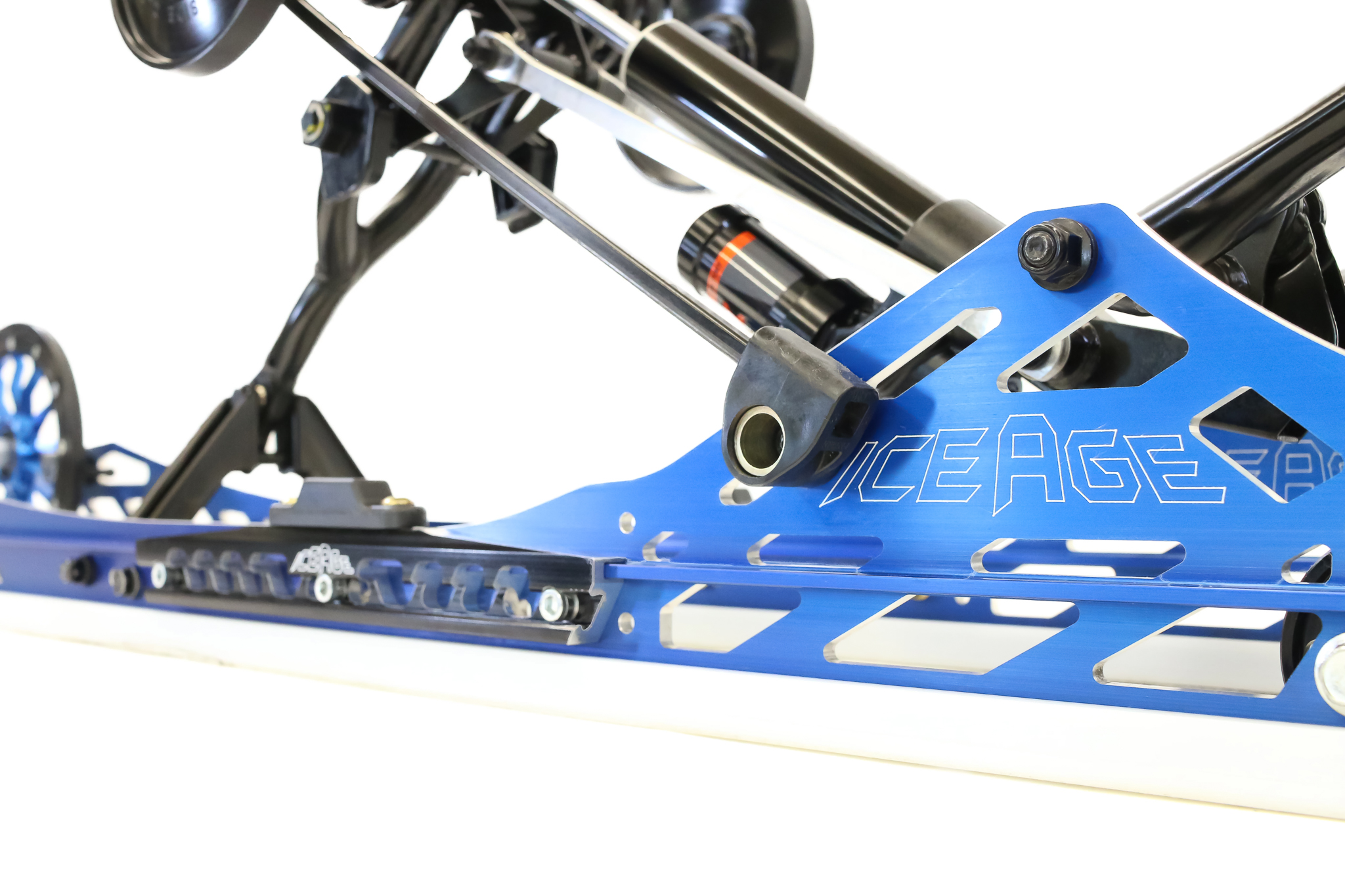 IceAge Ultralight Skenförstärkare för IceAge Boggieskenor Ski-Doo XM/G4/G5 (OBS! Passar ej original boggieskenor) - Svart - 6
