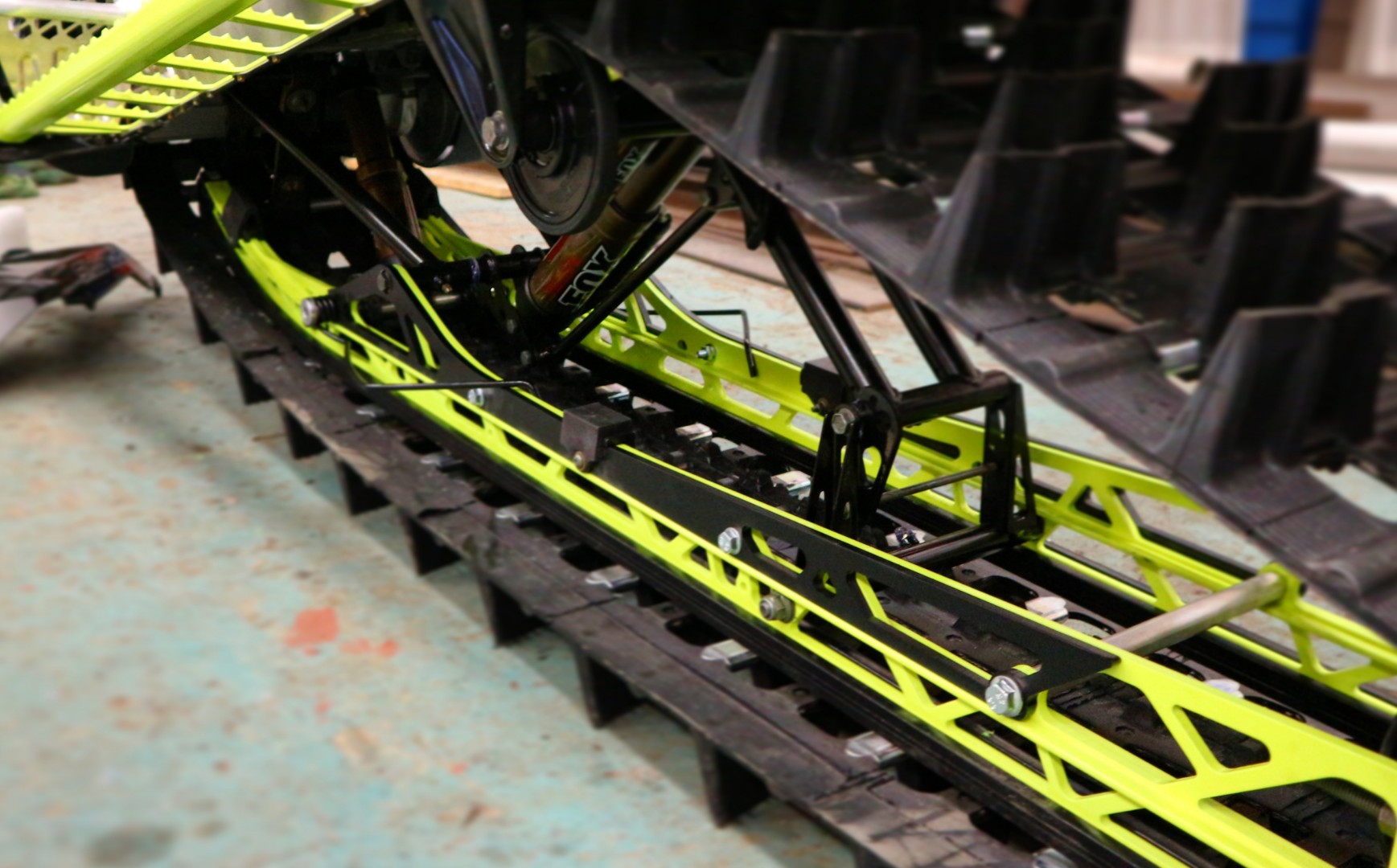 Mynameisjohan Boggieförstärkning Polaris Axys/Matryx 155" - Svart