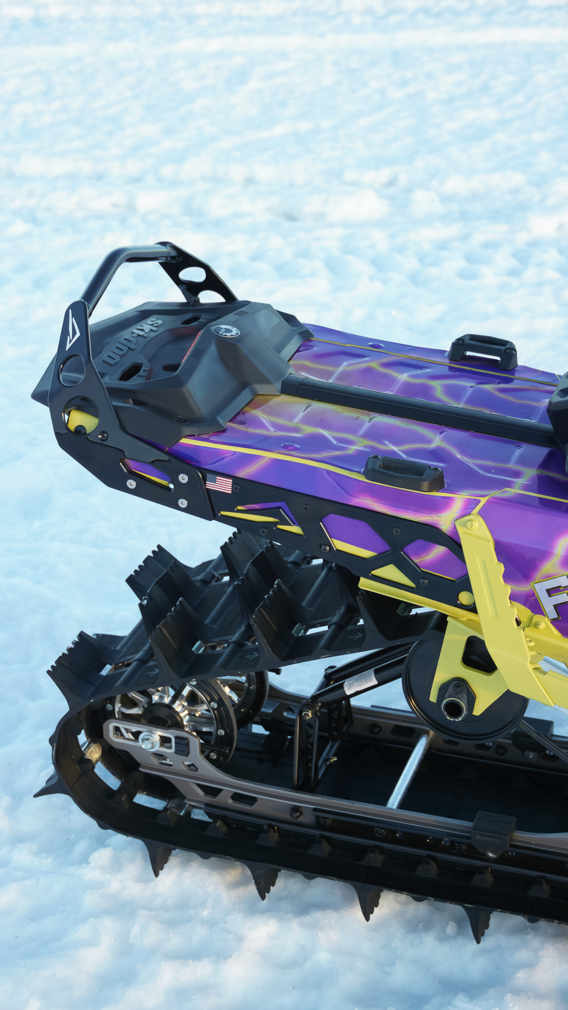 Skinz Bakbåge Ski-Doo G5 146" Expert, Mattsvart - 6