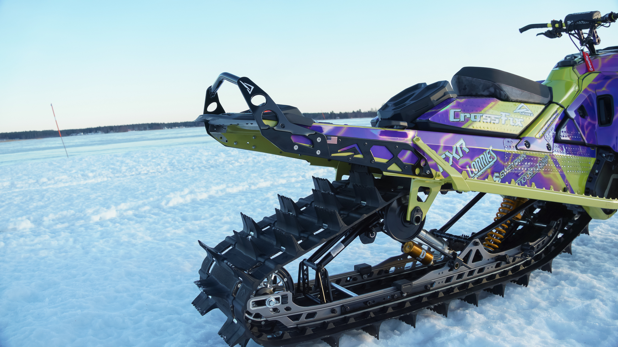 Skinz Bakbåge Ski-Doo G5 146" Expert, Mattsvart - 4