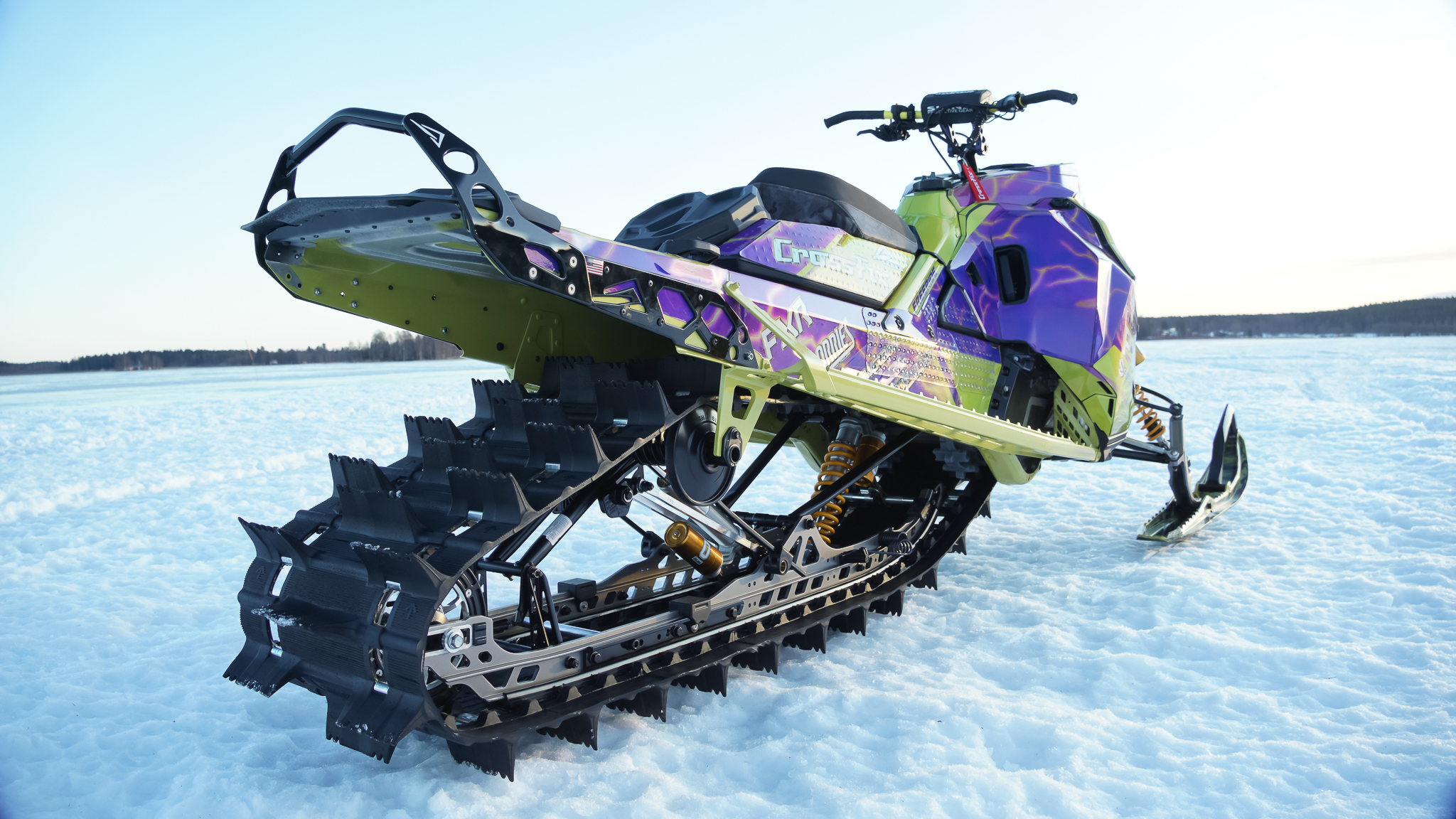Skinz Bakbåge Ski-Doo G5 146" Expert, Mattsvart - 3