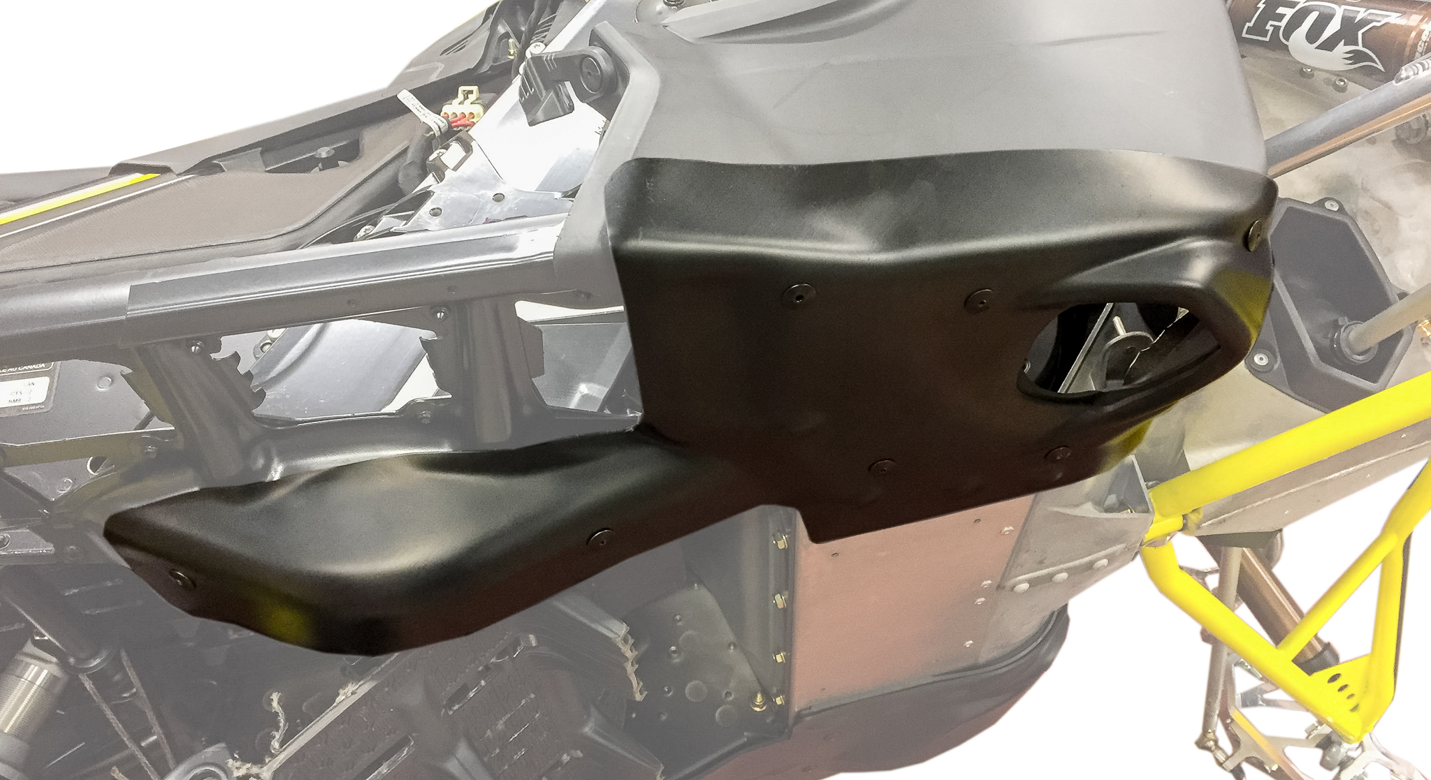 Skinz Bukskydd (Kedjehus & under Variator) Ski-Doo 850 G4 2017- - Svart - 2