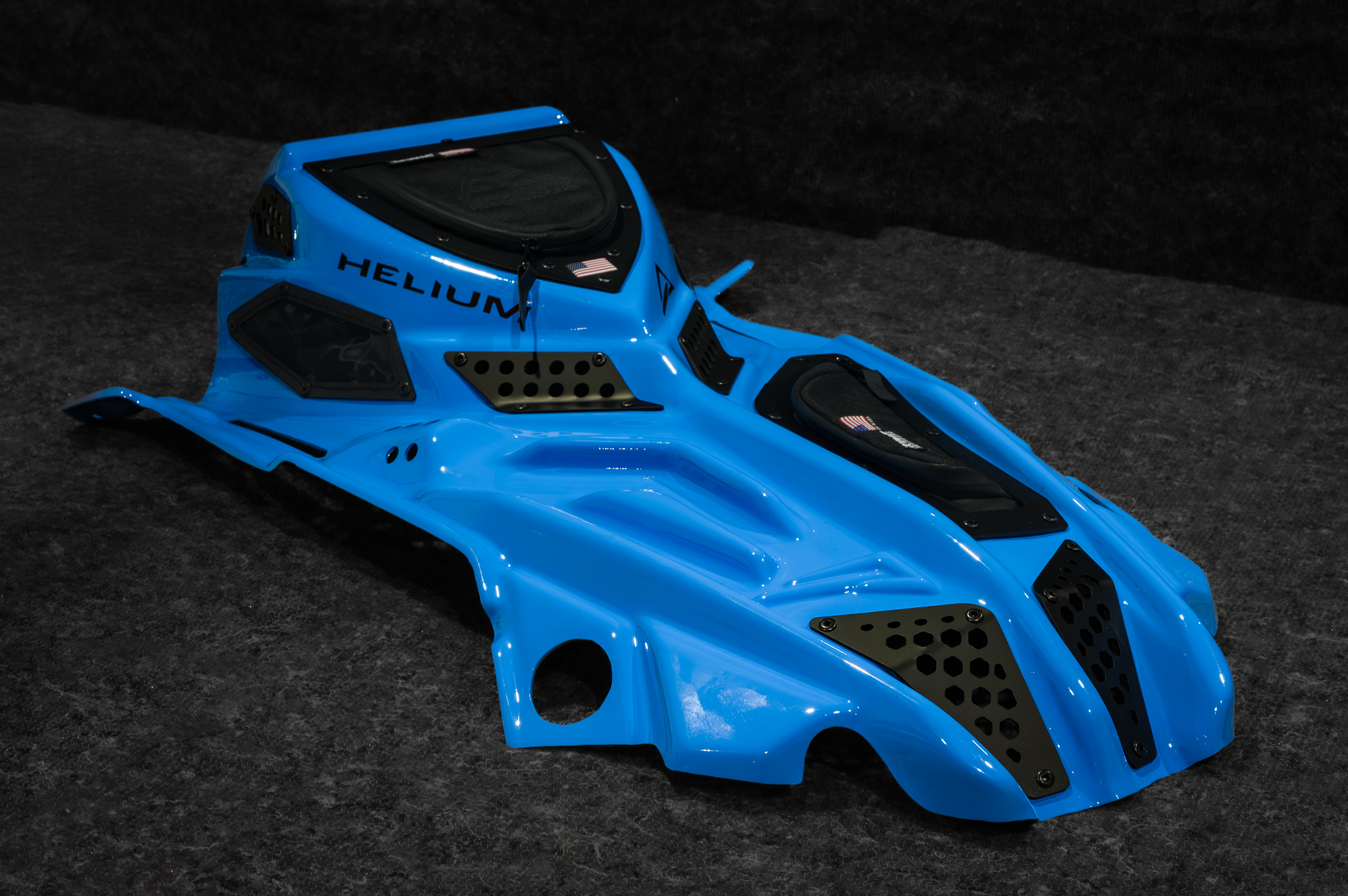 Skinz Helium huv Polaris Matryx (Fäste för 7S Display ingår) - Sky Blue