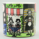 Anita Nylund (Our Small Town 1950s) Sugar Jar 11 cm <Missing Lid>