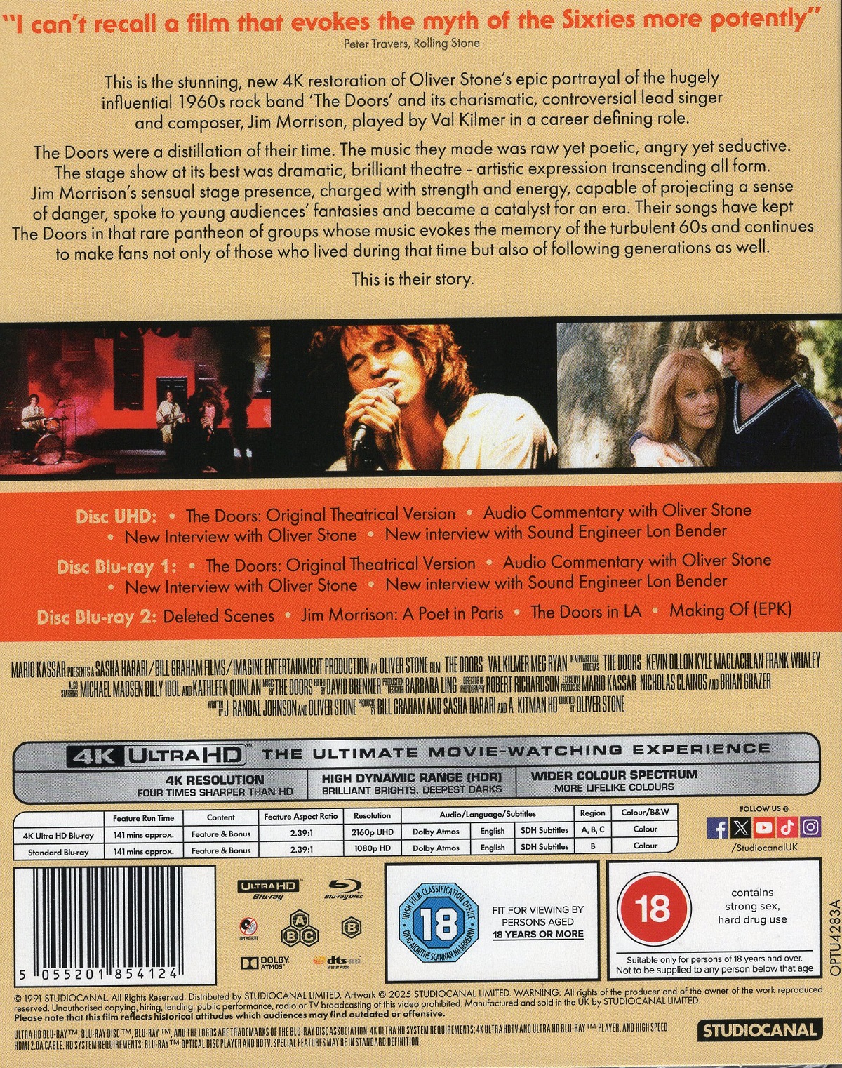 The Doors (ej svensk text) (4K Ultra HD + Blu-ray) - 2