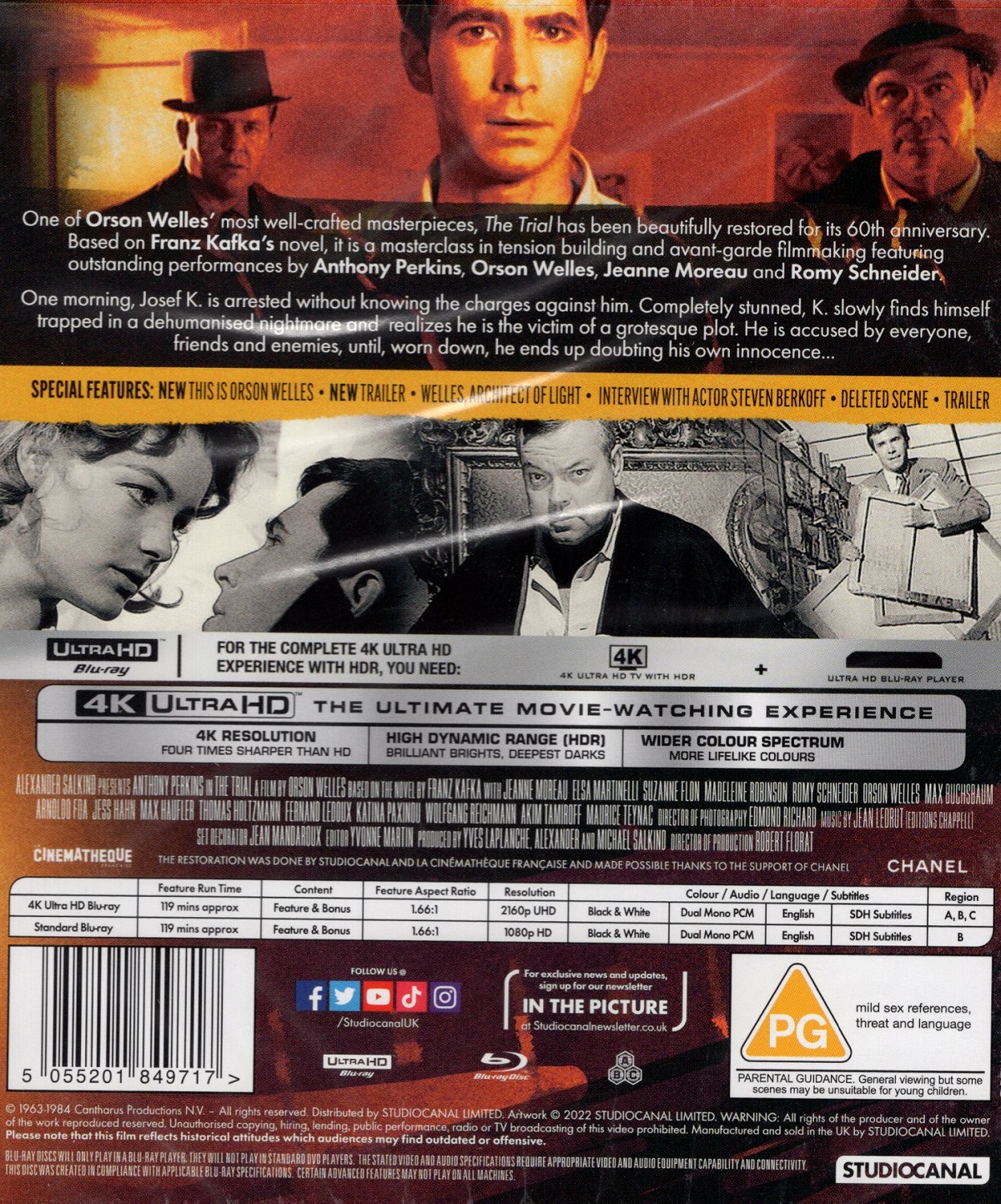 The Trial (ej svensk text) (4K Ultra HD + Blu-ray) - 2