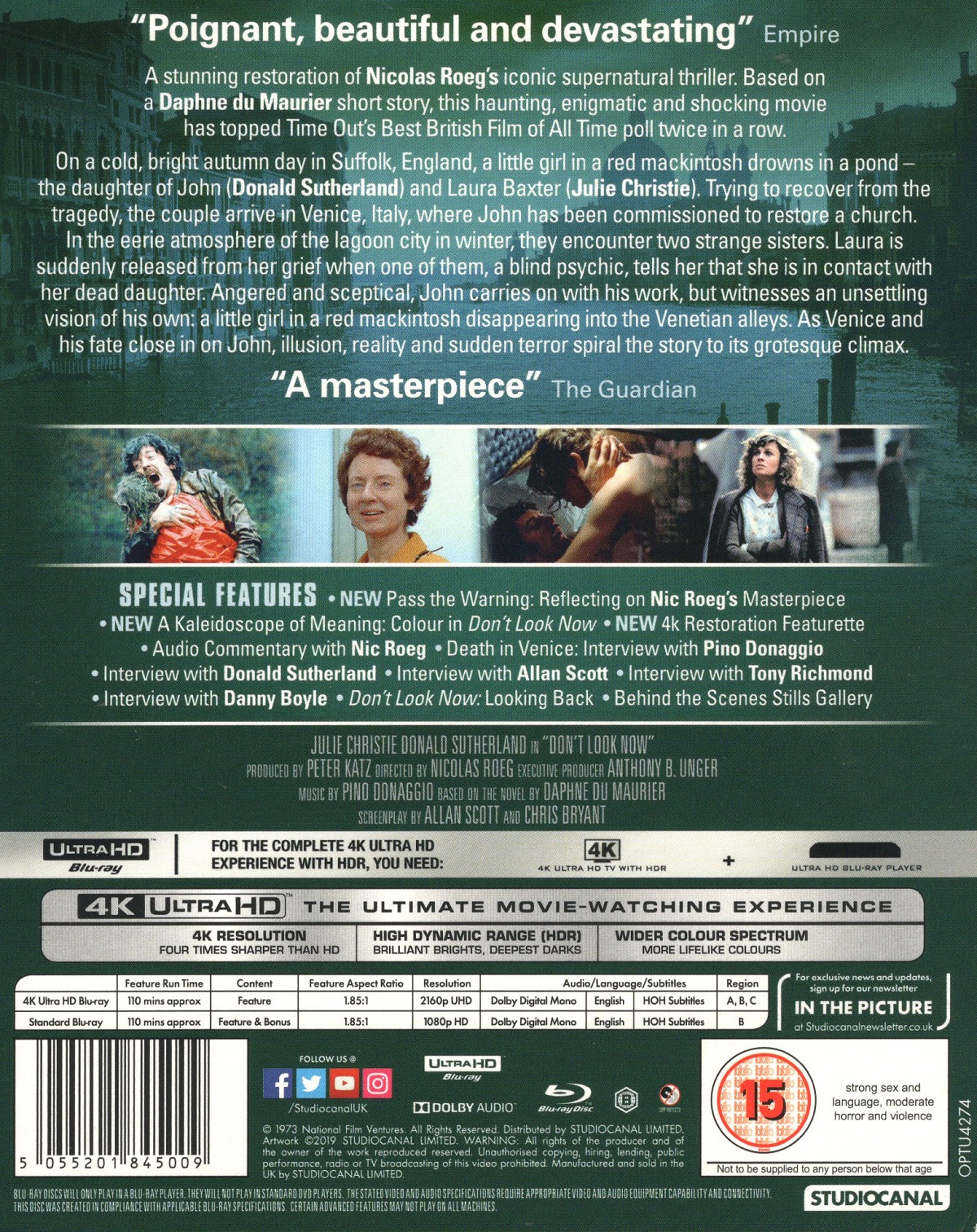 Don't Look Now (ej svensk text) (4K Ultra HD + Blu-ray) - 2