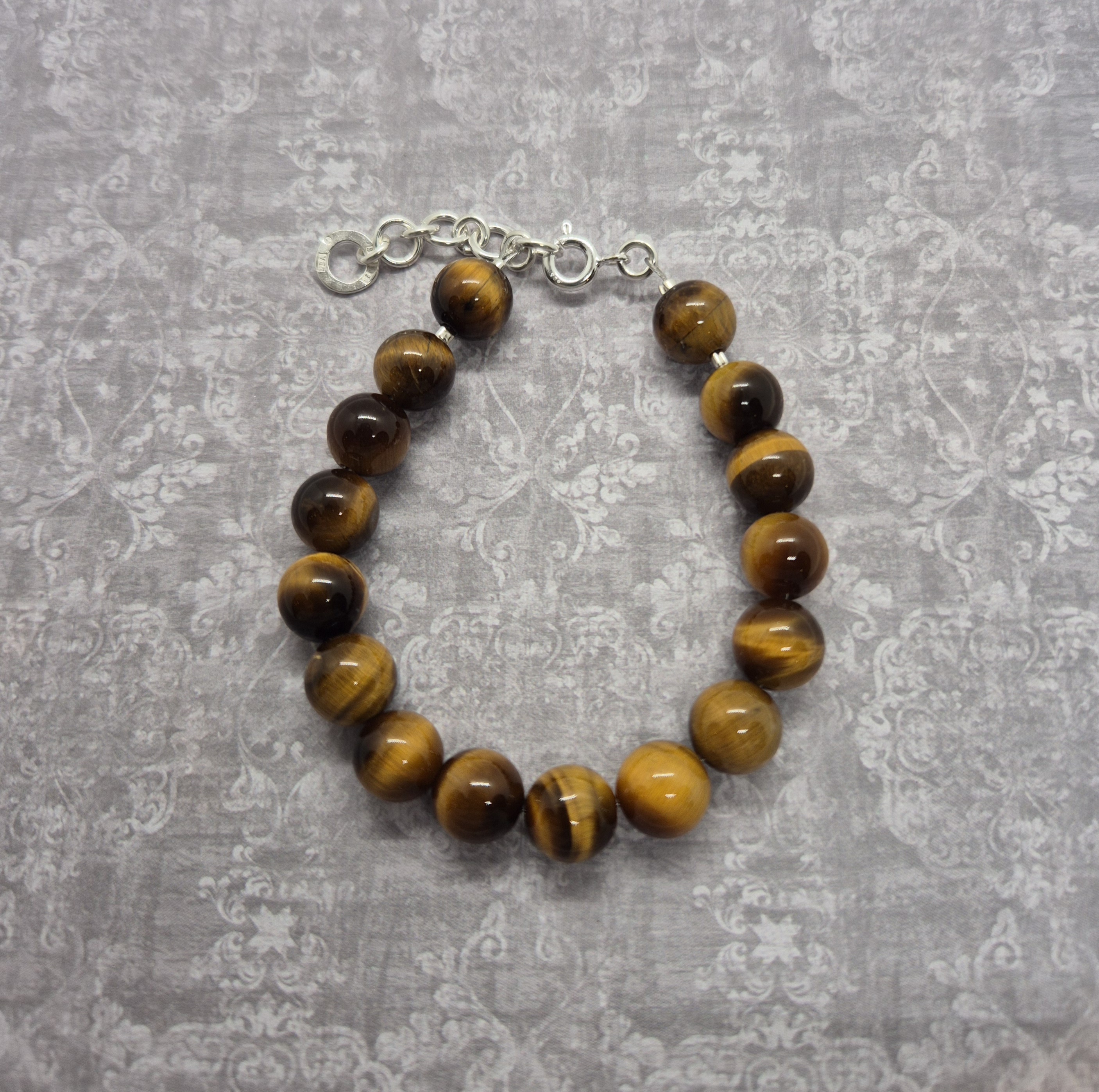 Armband, Tigeröga 8 mm - 925 Sterling Silver - 2