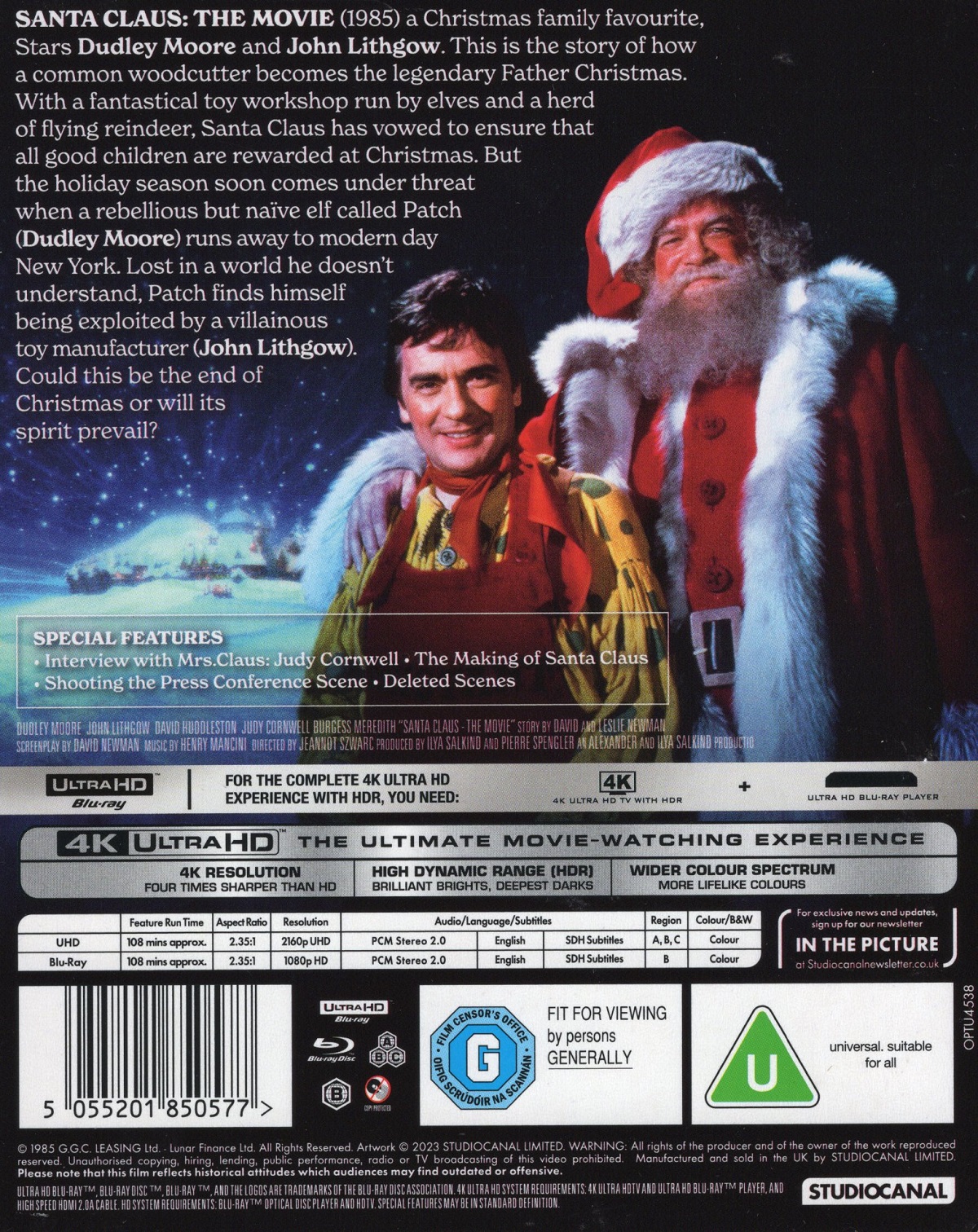 Santa Claus the Movie (ej svensk text) (4K Ultra HD + Blu-ray) - 2