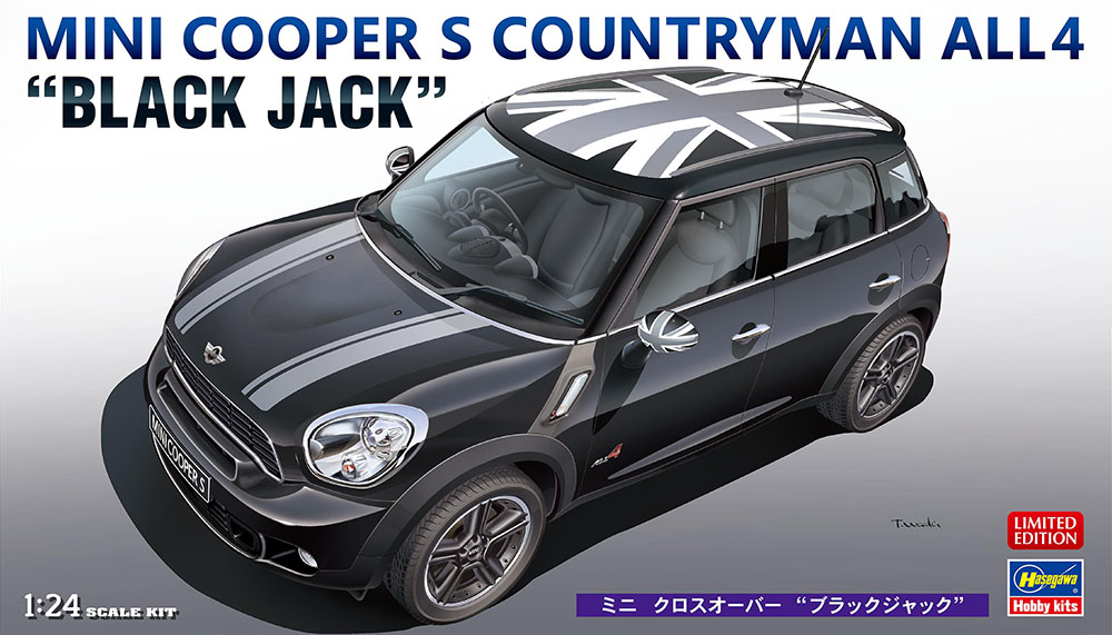 1/24 Mini Cooper S, Countryman ALL4, Black Jack