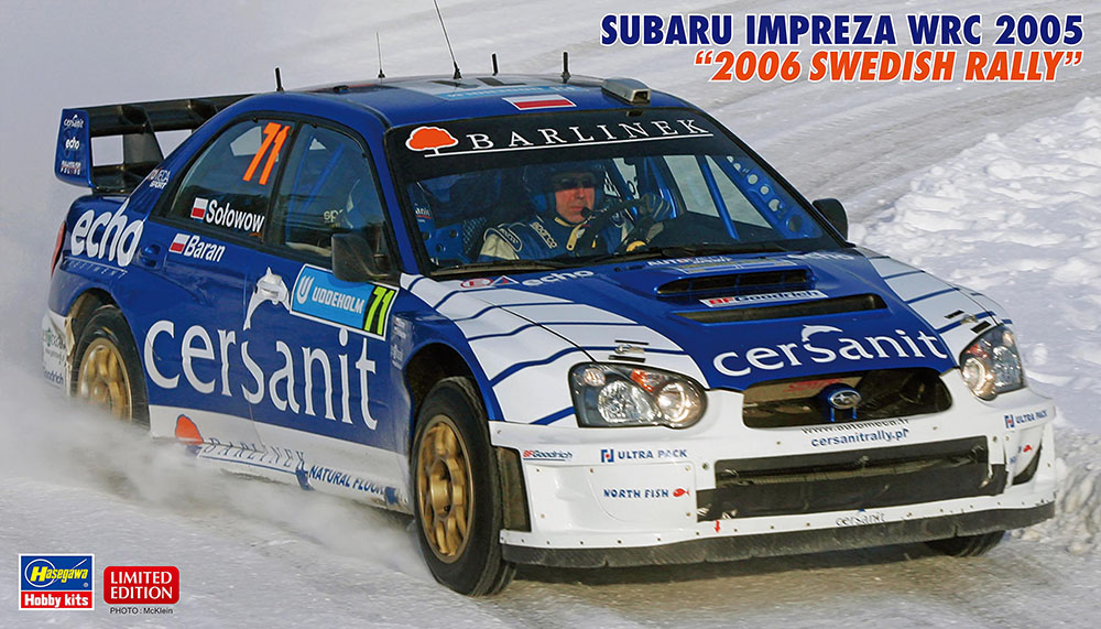 1/24 Subaru Impreza WRC 2005, 2006 Sweden Rally
