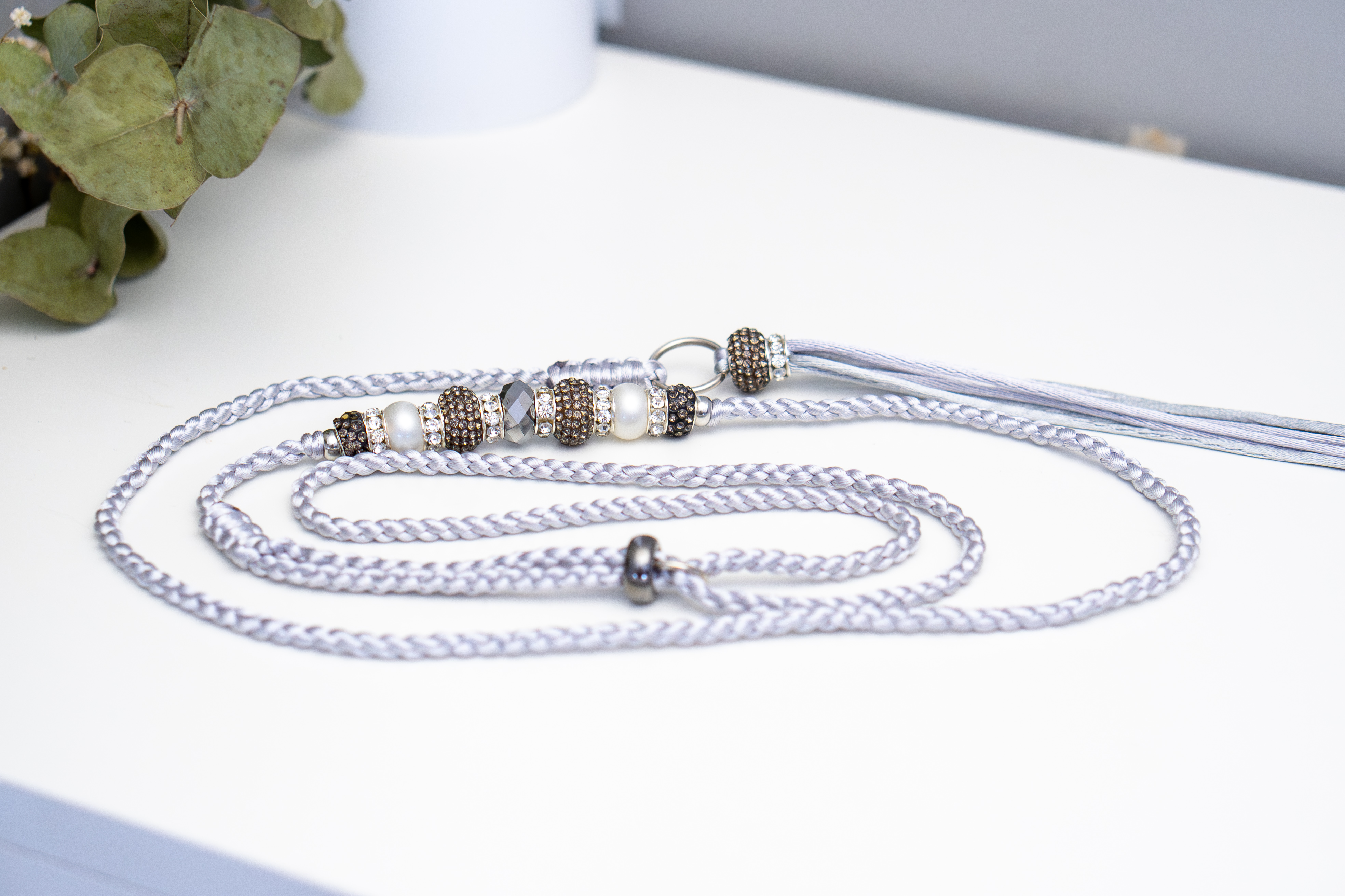 Braided show leash - 4