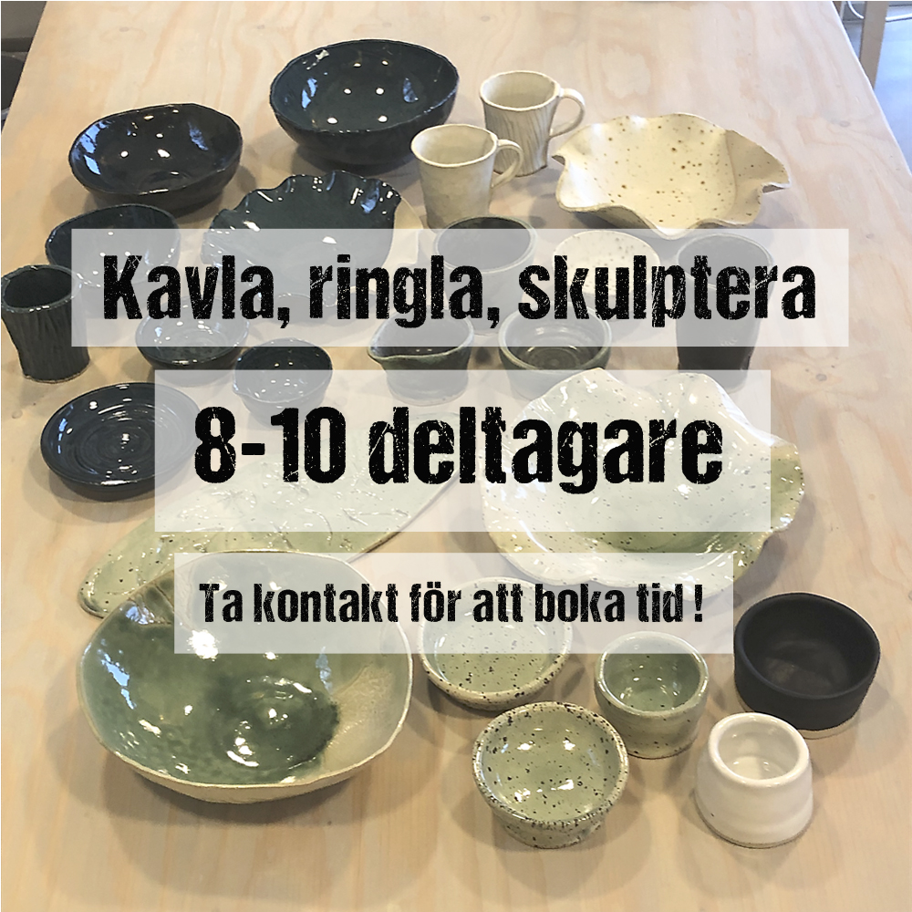 PRIVATE WORKSHOP Rolling, coiling, sculpturing 8-10 participants 3-4 hours
