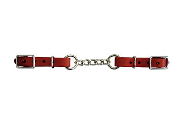 Curbstrap Lakota kedja/läder, russet/havanna