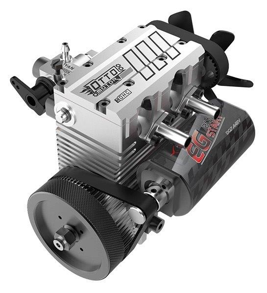 TOYAN ENGINE FS-L200AC 2-Cyl Metanolmotor 4-Takt Byggsats