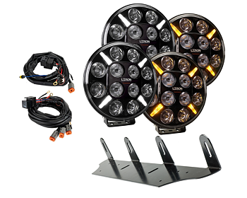 Extraljuspaket 4-Pack Ledson Pollux7+  PB med anpassningsbart positionsljus